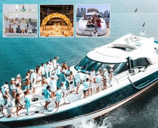 Private yacht party in Dubai